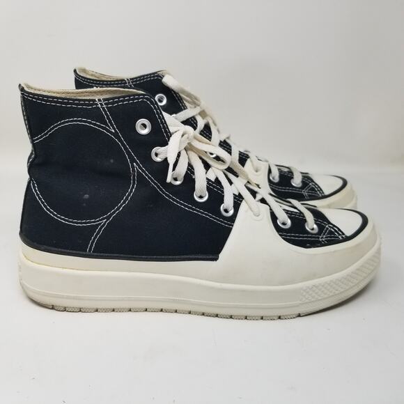 Converse Chuck Taylor All Star Construct High Canvas Shoes Mens 10.5 Women 12 - Picture 10 of 16